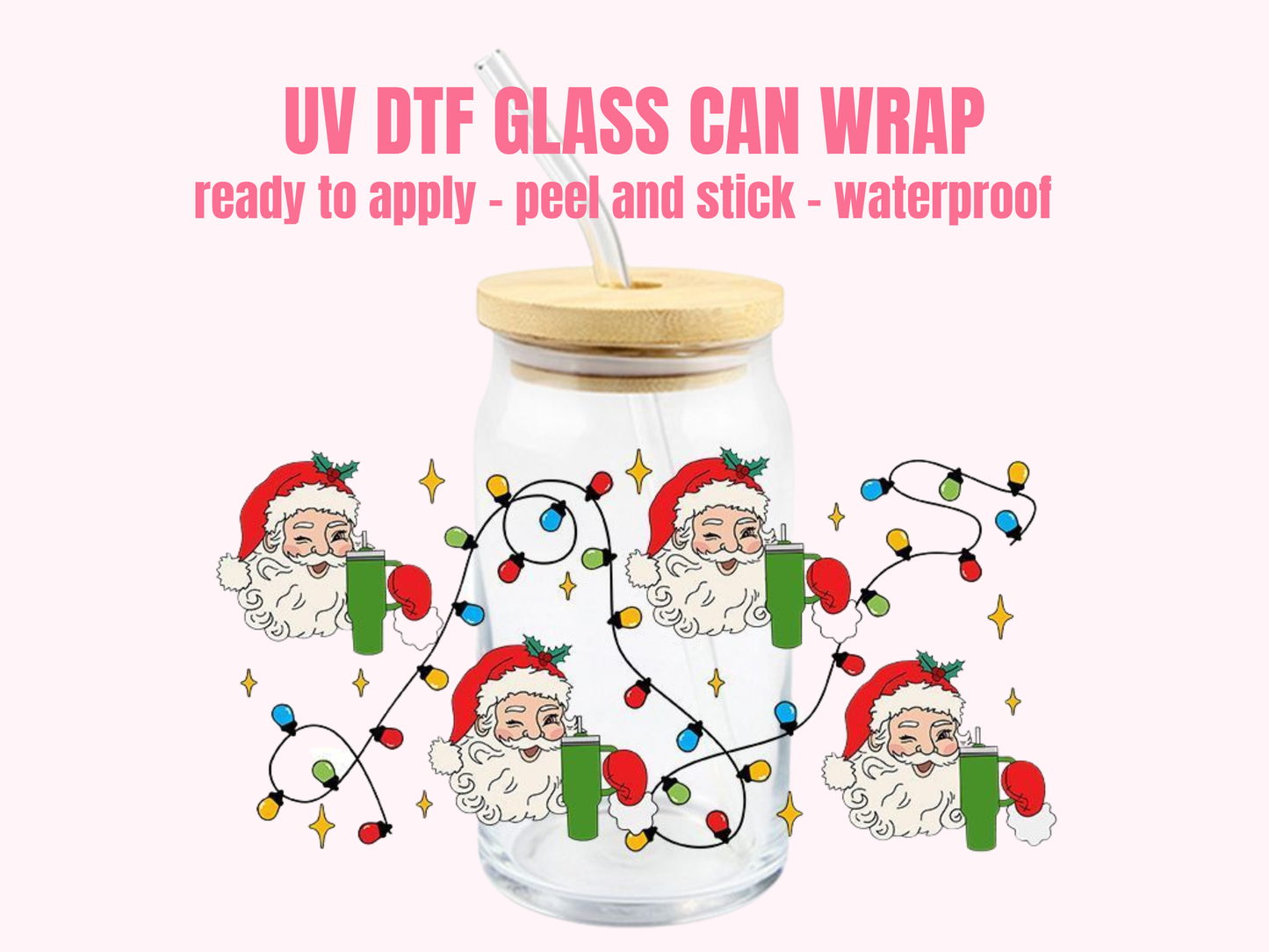 UV DTF CUP WRAP Christmas #583