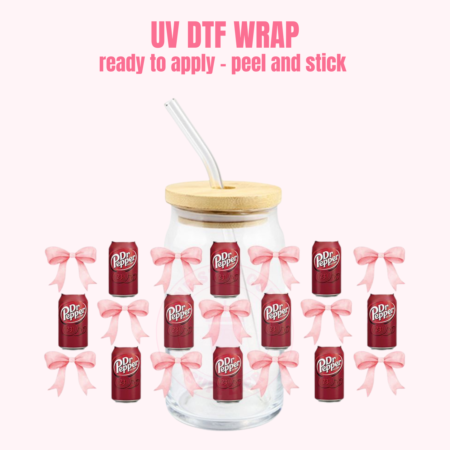 UV DTF CUP WRAP Dr. Pepper CF22