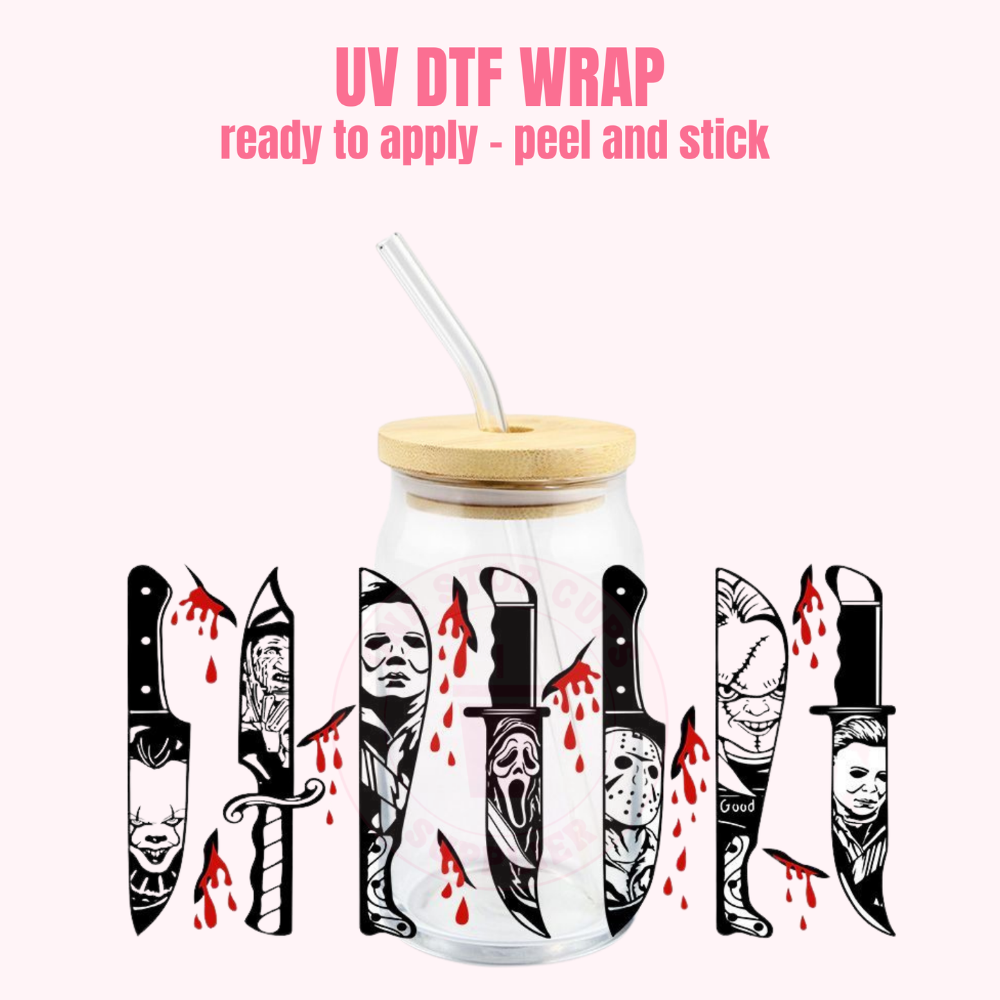 UV DTF CUP WRAP Halloween 100