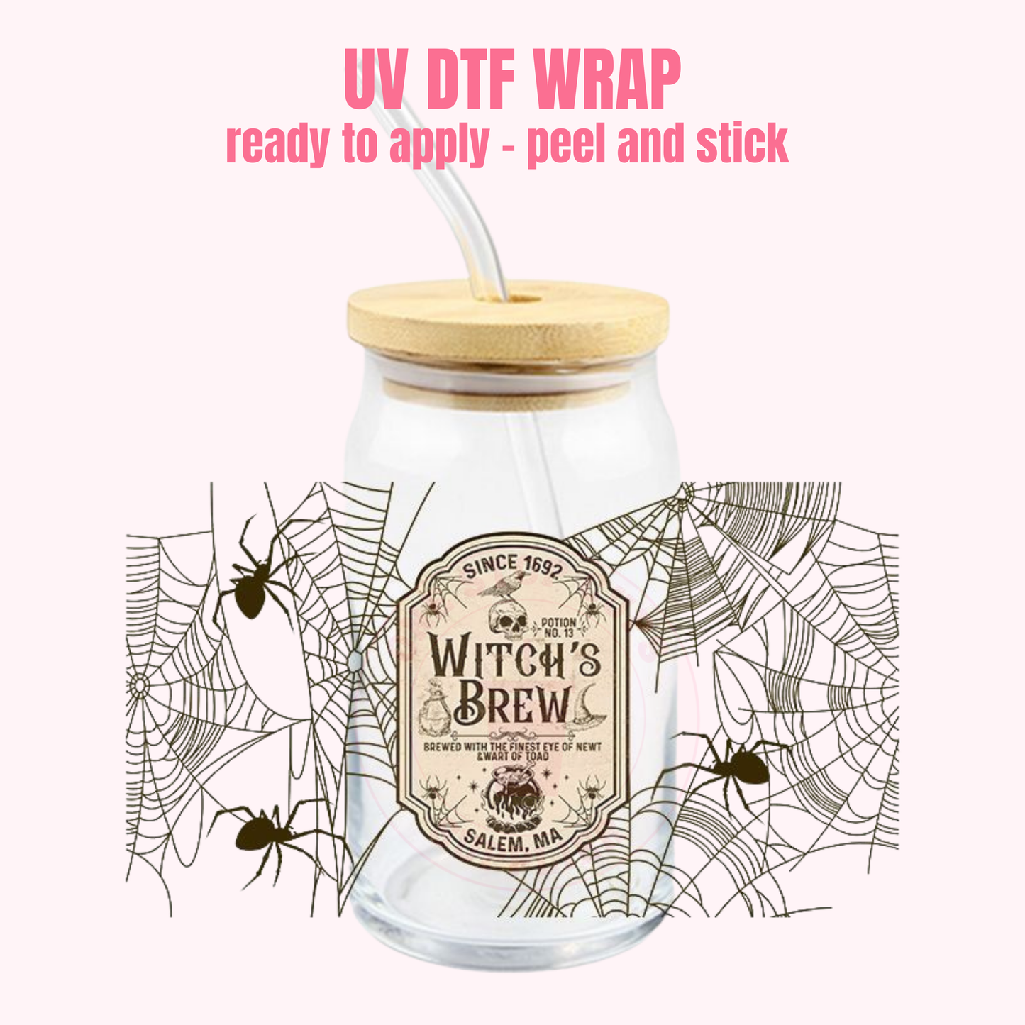 UV DTF Cup Wrap Halloween 120