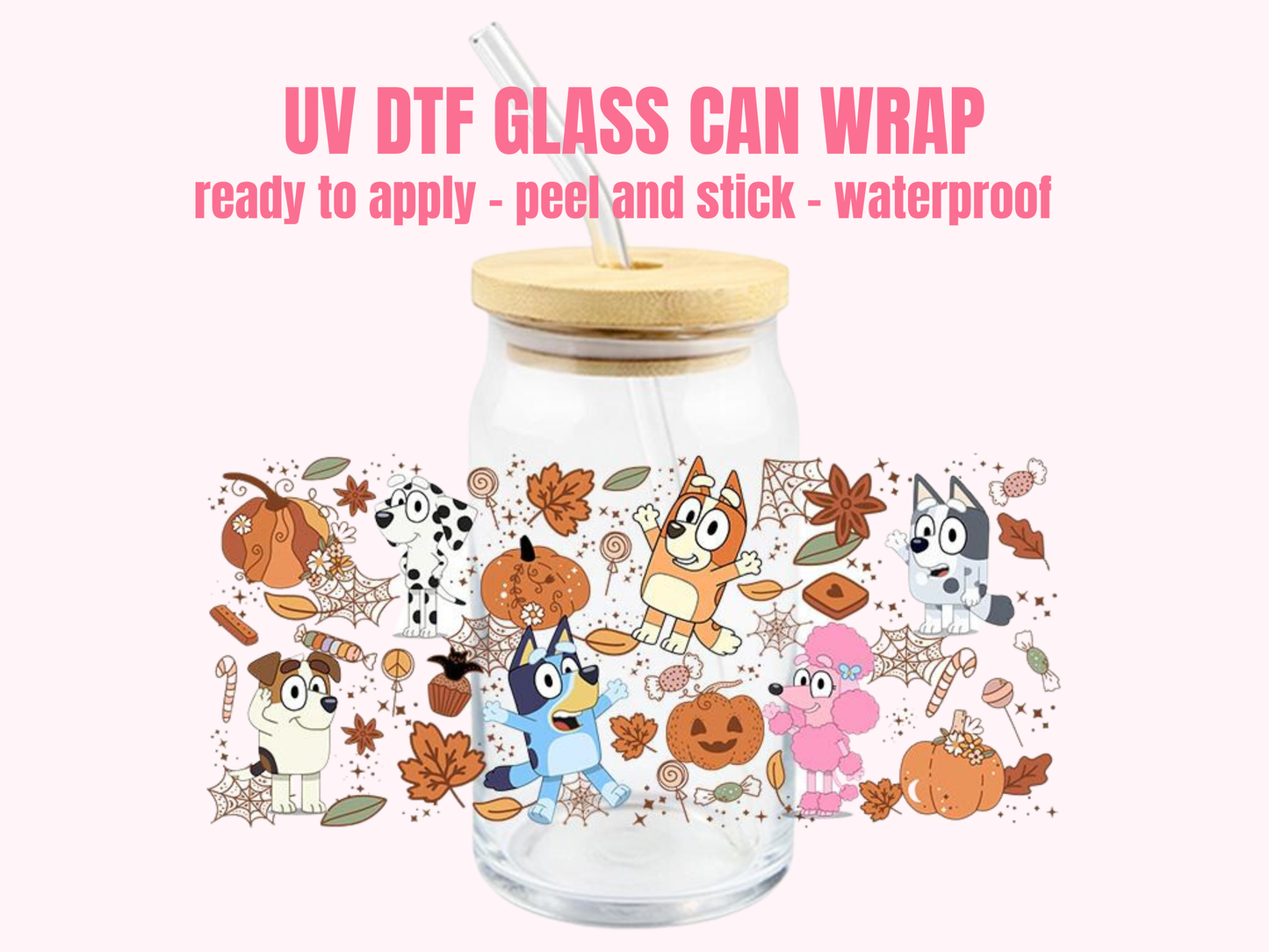 UV DTF CUP WRAP Halloween 34
