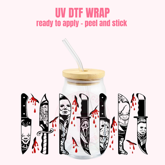 UV DTF CUP WRAP Halloween 100