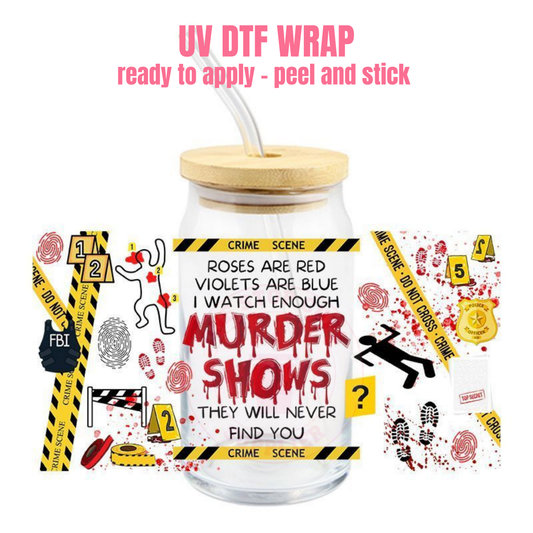 UV DTF Cup Wrap Halloween 174