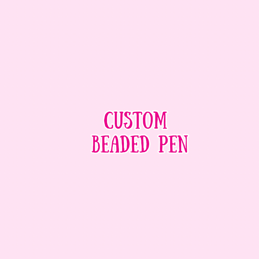 beaded pens custom