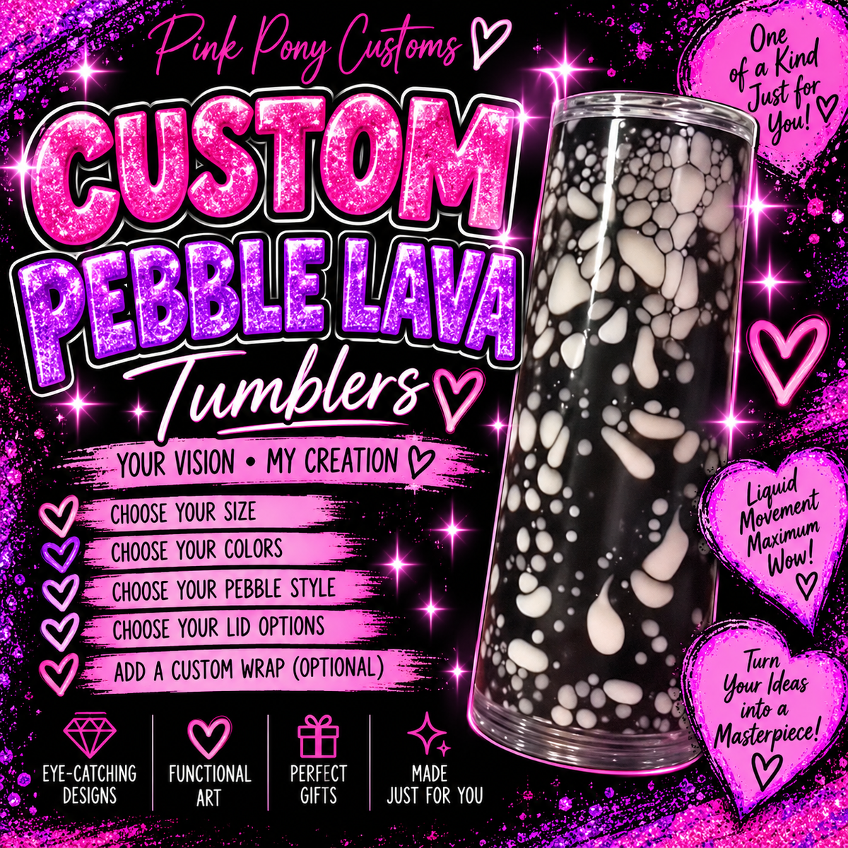 Custom Pebble Lava Cup