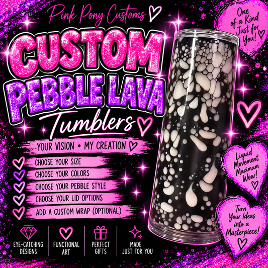Custom Pebble Lava Cup