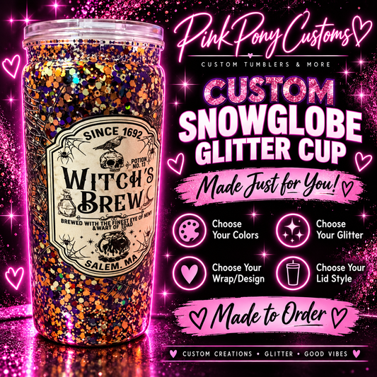 Custom Snow Globe Cup