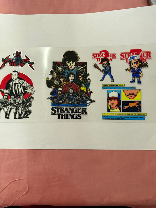 STRANGER THINGS CUP WRAP
