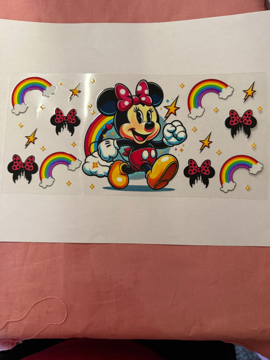 RAINBOW MINNIE CUP WRAP