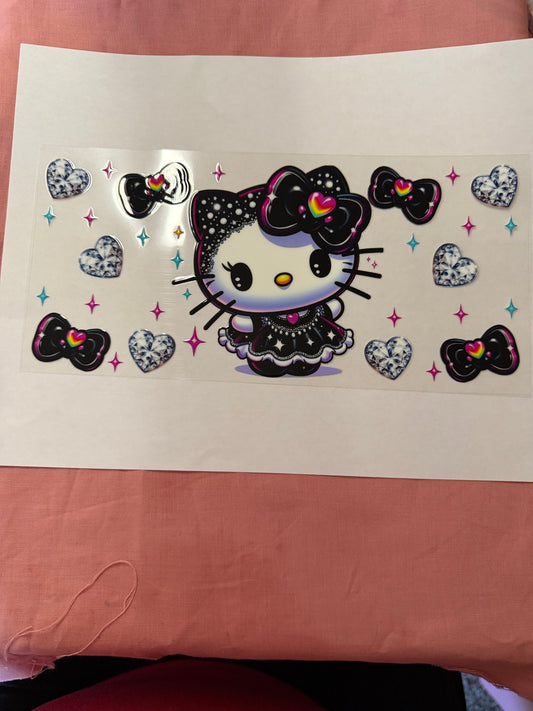 GOTH HELLO KITTY CUP WRAP