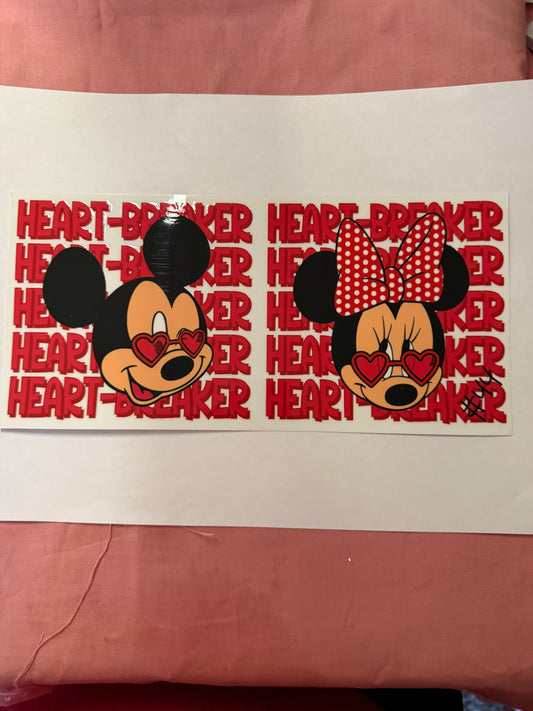 mickey and mini heartbreaker cup wrap