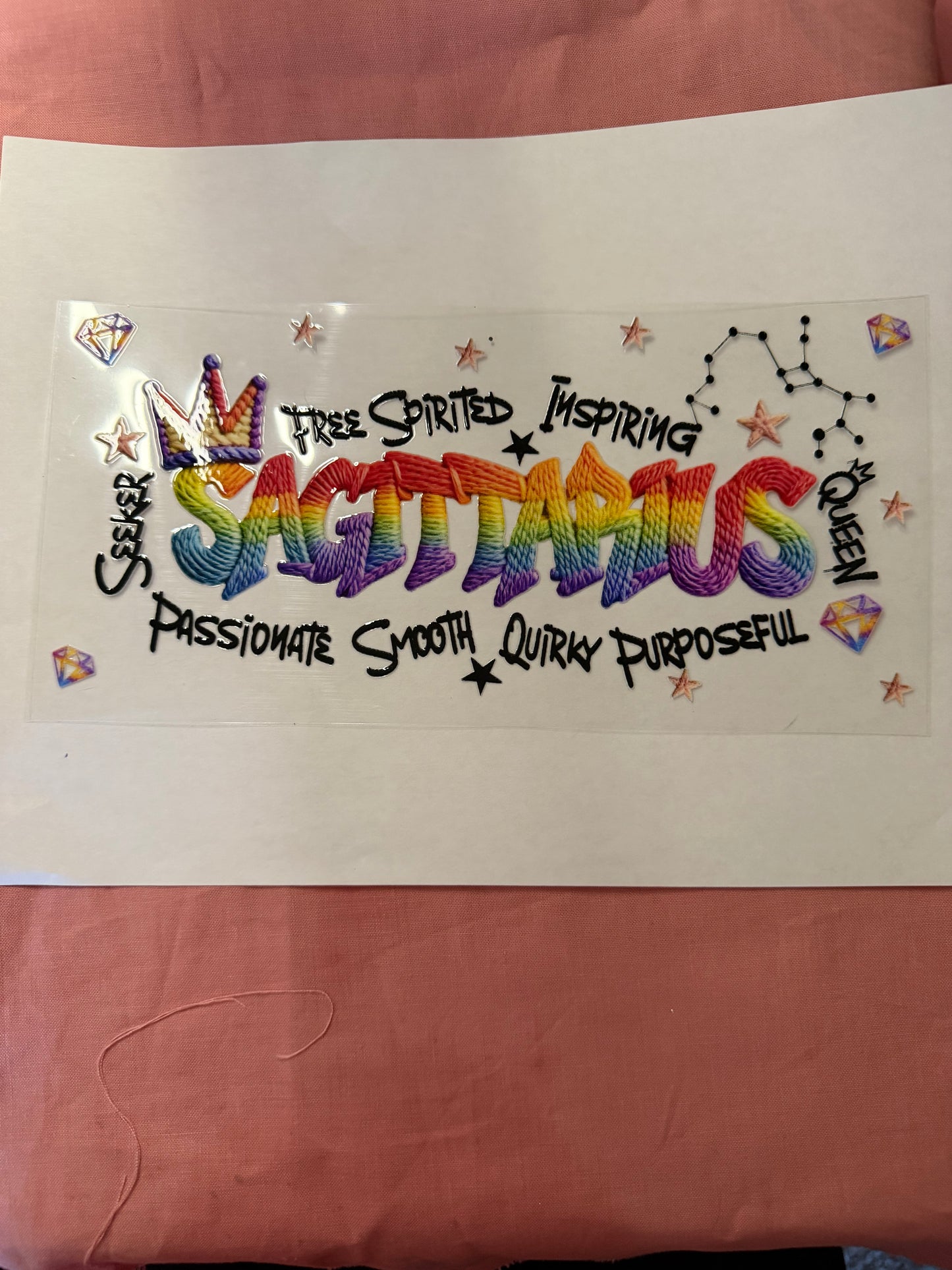 astrology cup wrap