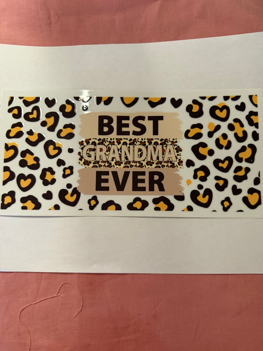 BEST GRANDMA EVER CUP WRAP