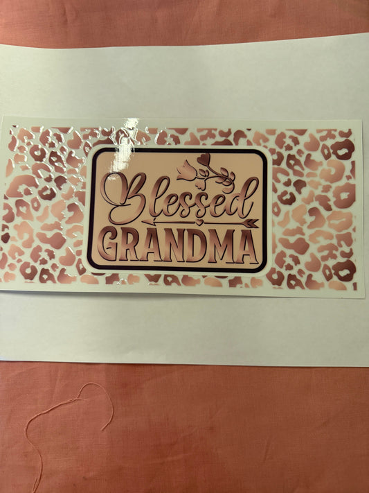 BLESSED GRANDMA CUP WRAP