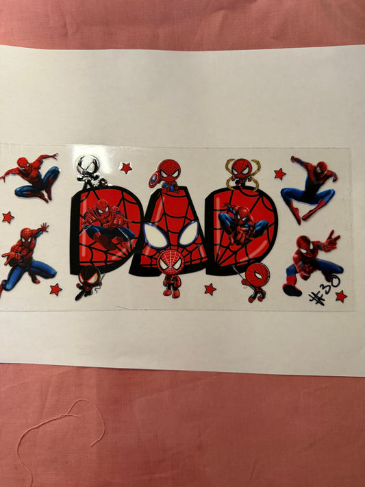 DAD SPIDERMAN CUP WRAP