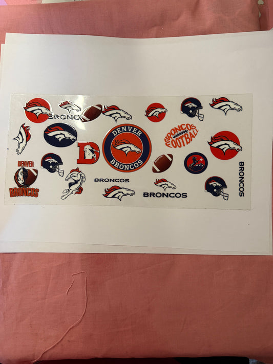 NFL BRONCOS CUP WRAP