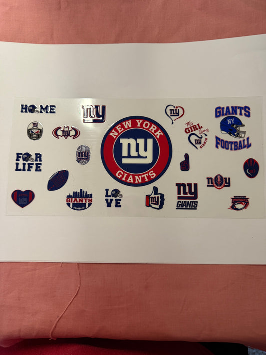 NFL GIANTS CUP WRAP
