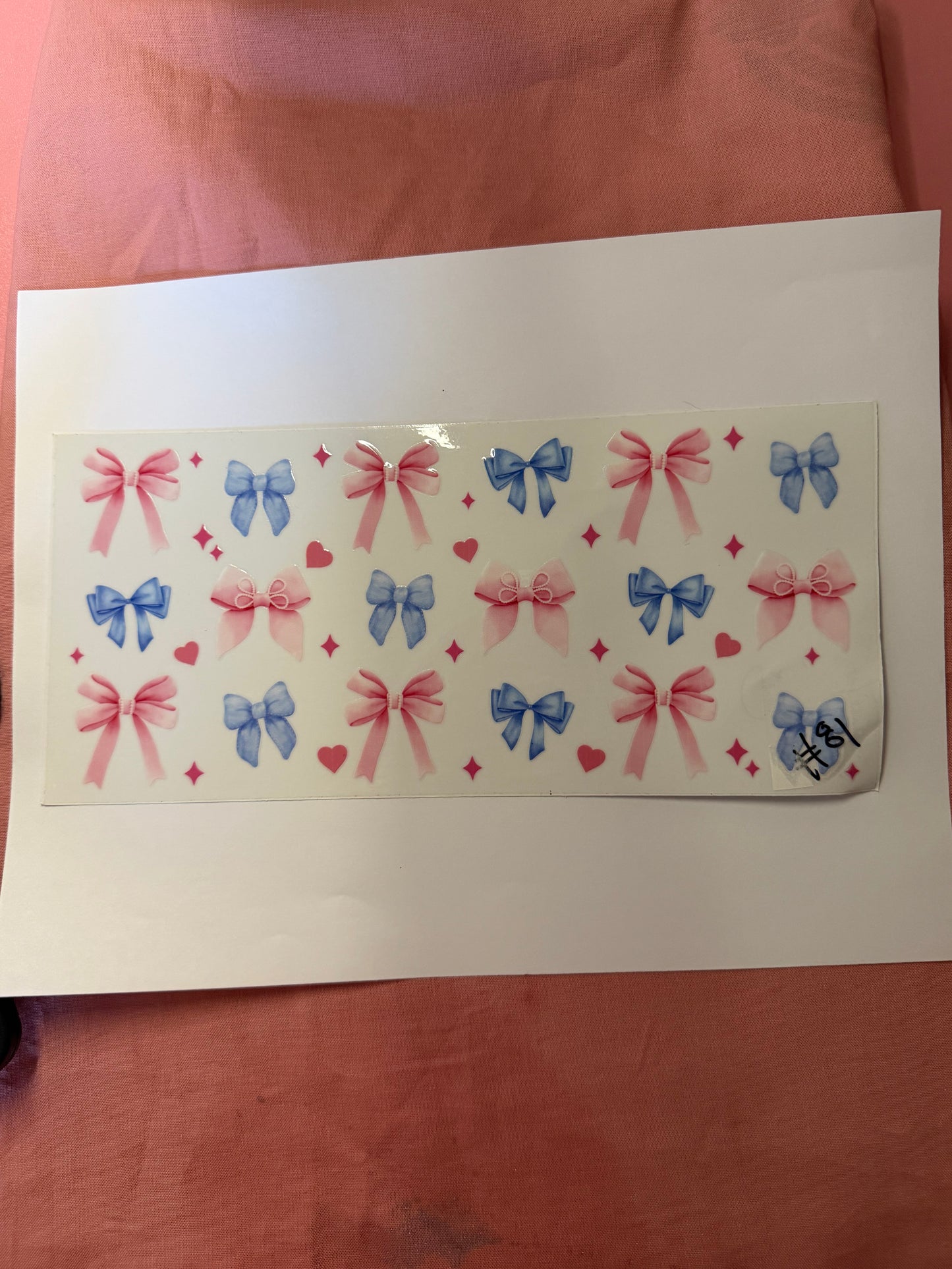 BOWS BUTTERFLIES HEARTS STRAWBERRY AND GNOMESCUP WRAPS