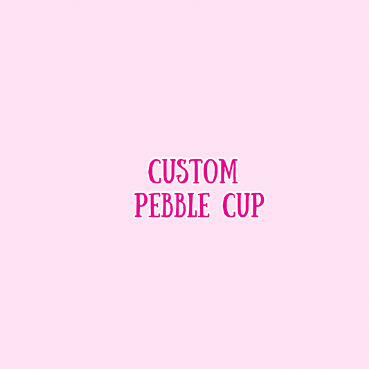 Custom Pebble Lava Cup
